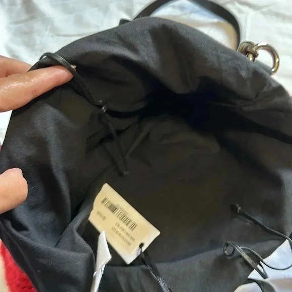 Muun Red cable knit handbag crossbody NWT - Picture 5 of 6